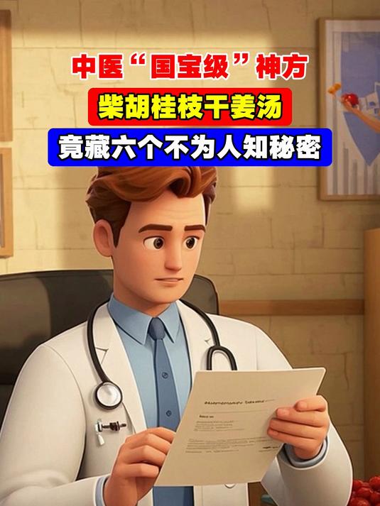 中医“国宝级”神方,柴胡桂枝干姜汤,竟藏六个不为人知秘密