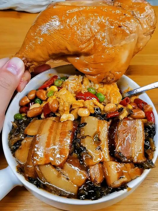 假如盒饭有段位 盒饭 东北盒饭 梅菜扣肉