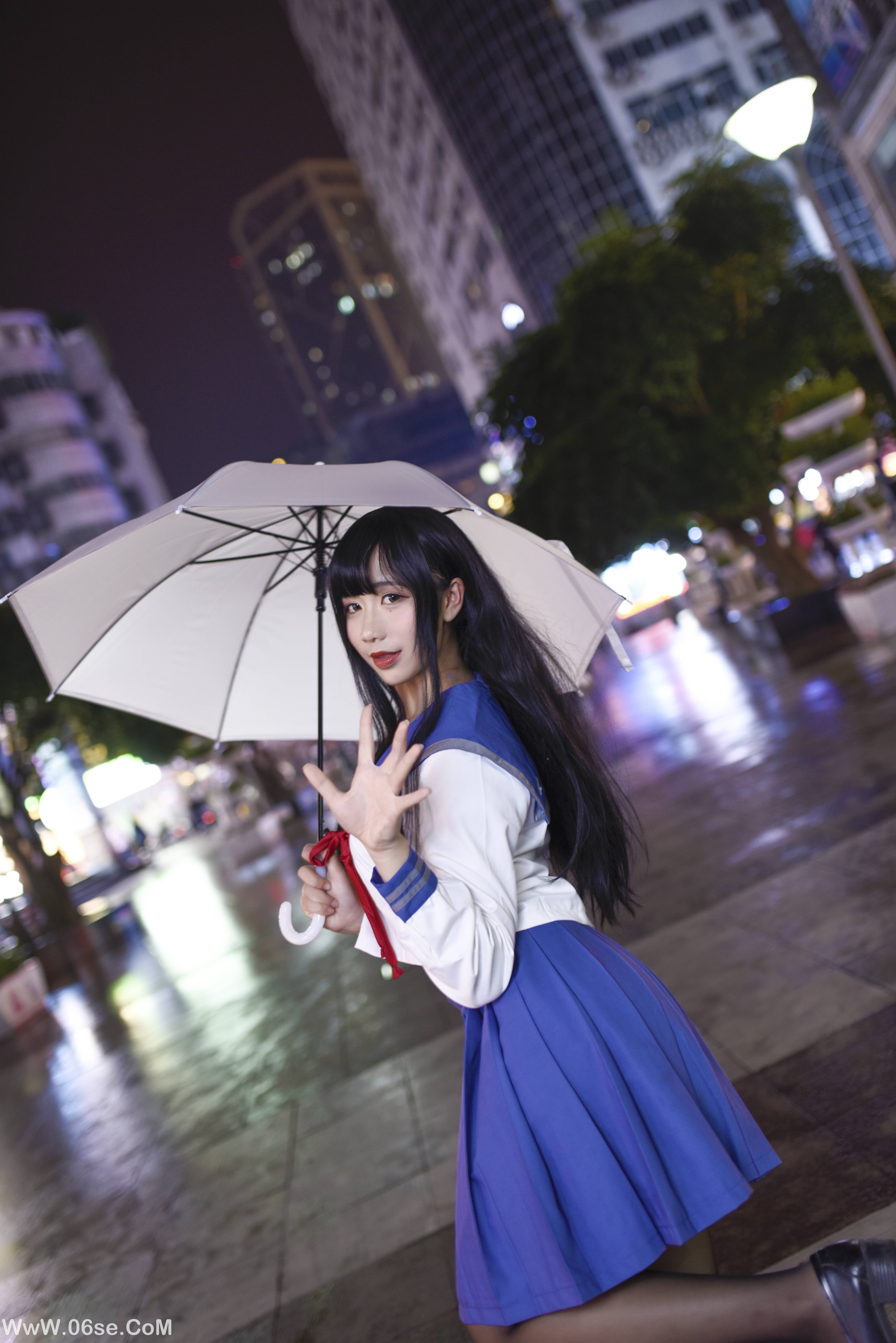 图片[21]-九曲Jean NO.005 – 雨天JK[21P309M]-六色网
