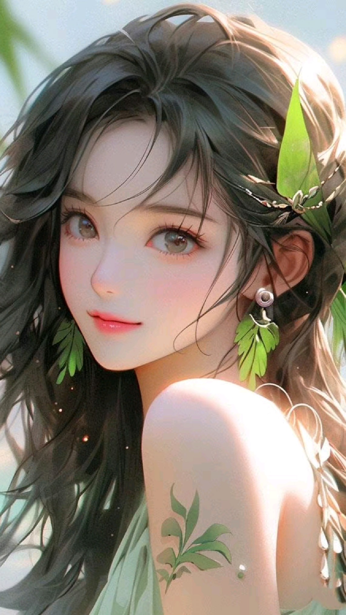 【动漫头像】绿色系少女专属头像