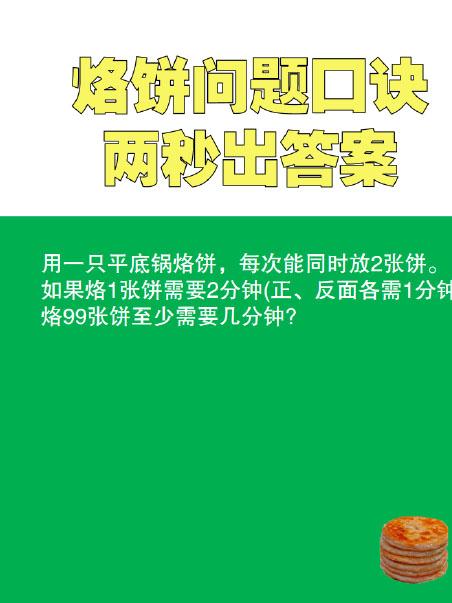 烙饼问题解题技巧,2秒出答案