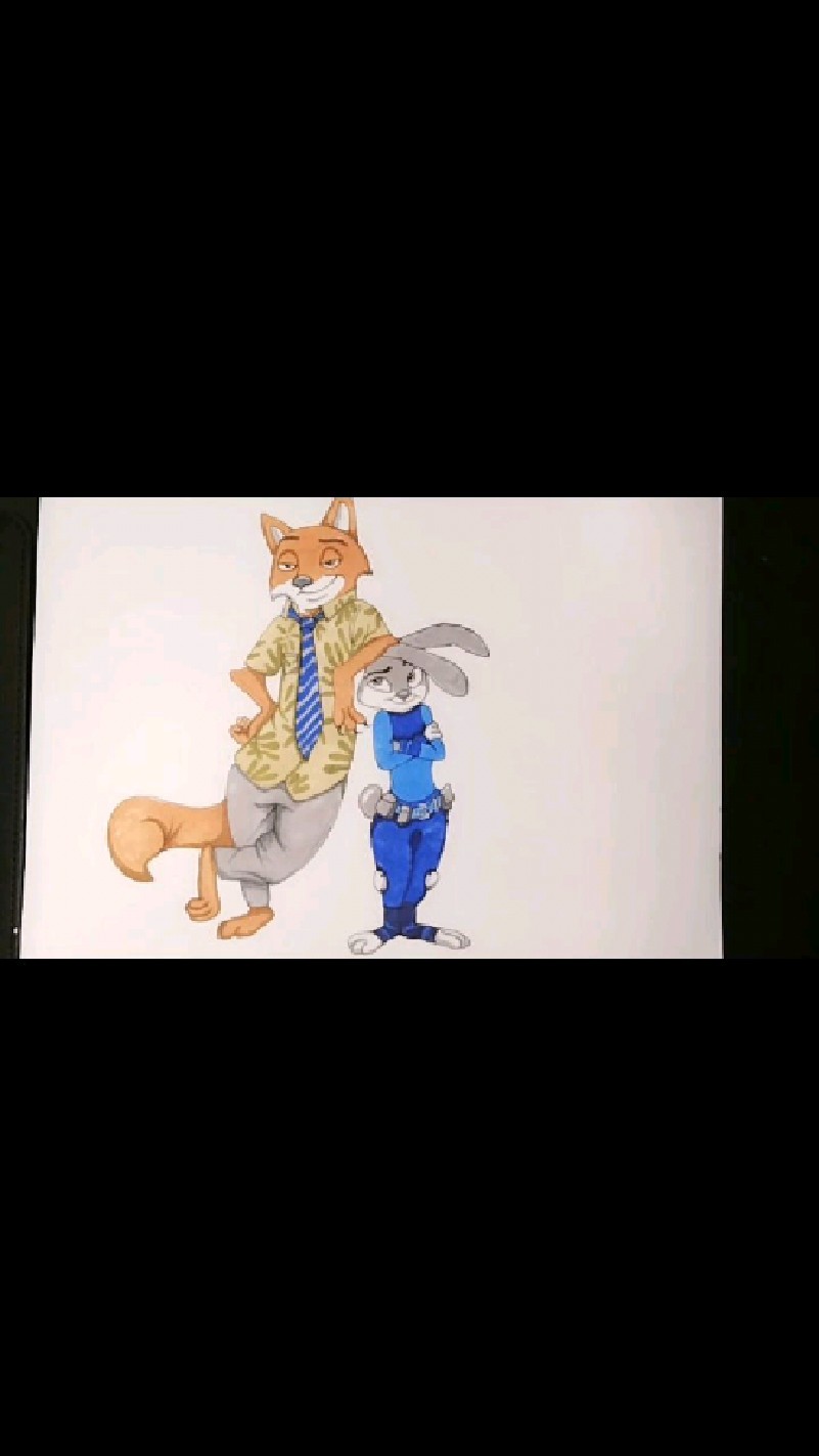 简笔画,疯狂动物城!