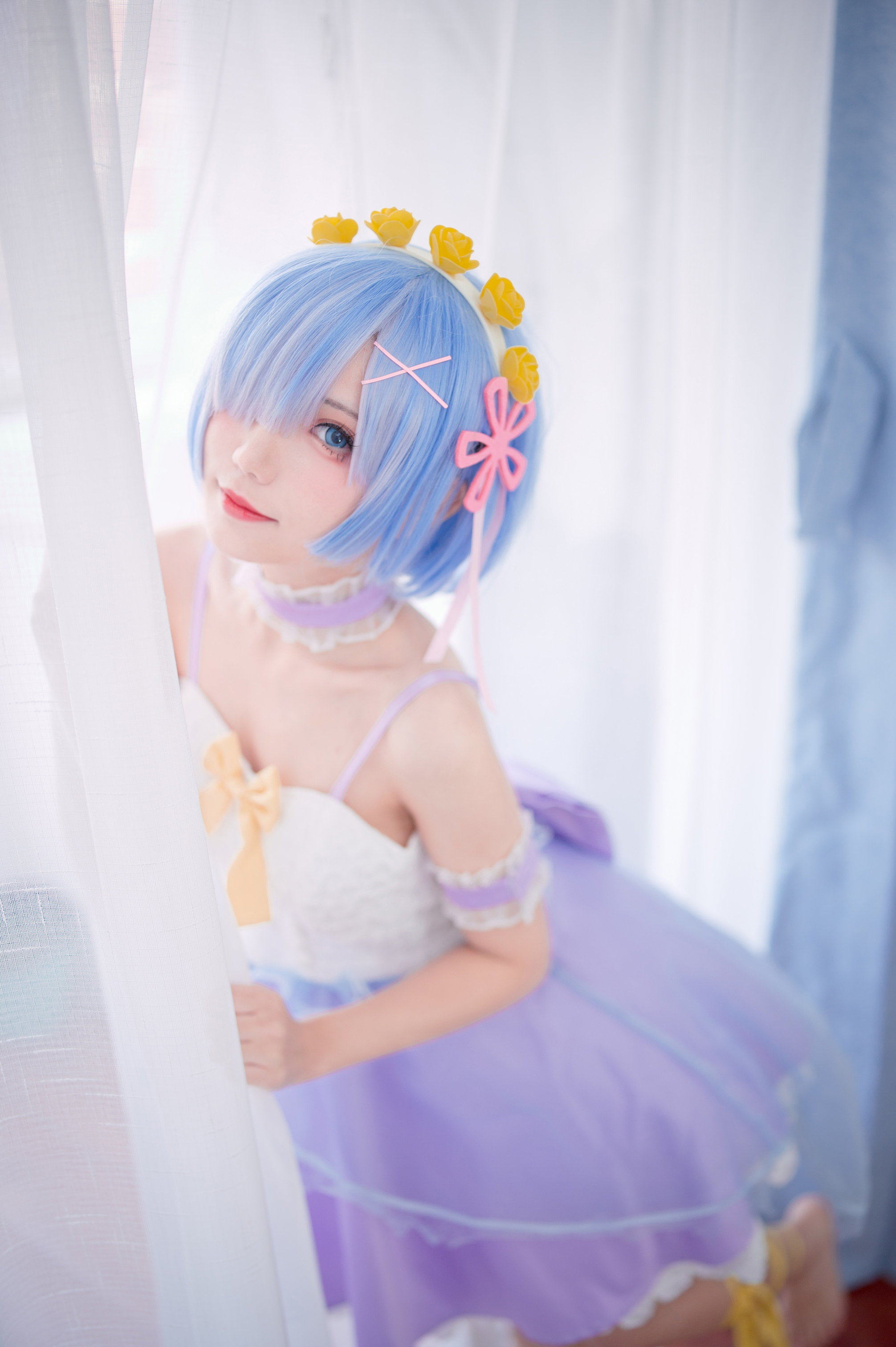 花柒hana NO.007 — 蕾姆CLEAR DRESS [15P34M]-六色网
