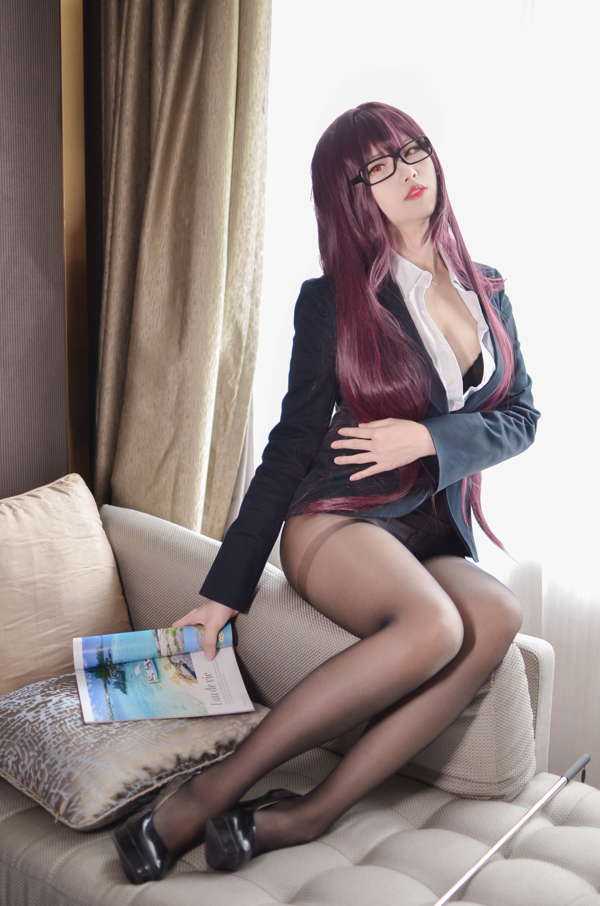图片[9]-Coser萱-KaYa NO.118 —  Fate GO スカサハ 先生[15P19M]-六色网