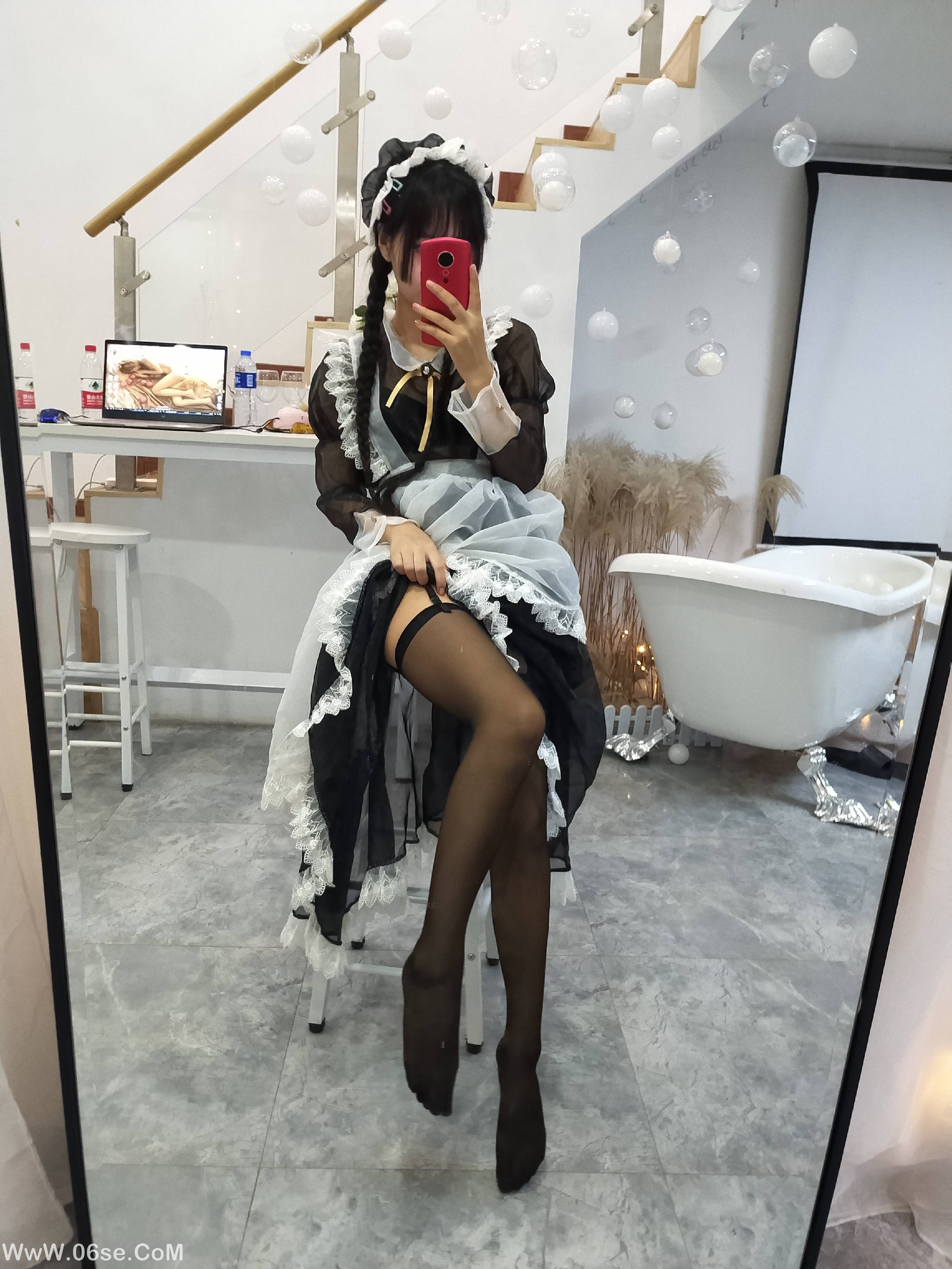 图片[24]-萌芽儿o0 NO.004 透明女仆自拍 [24P90M]-六色网