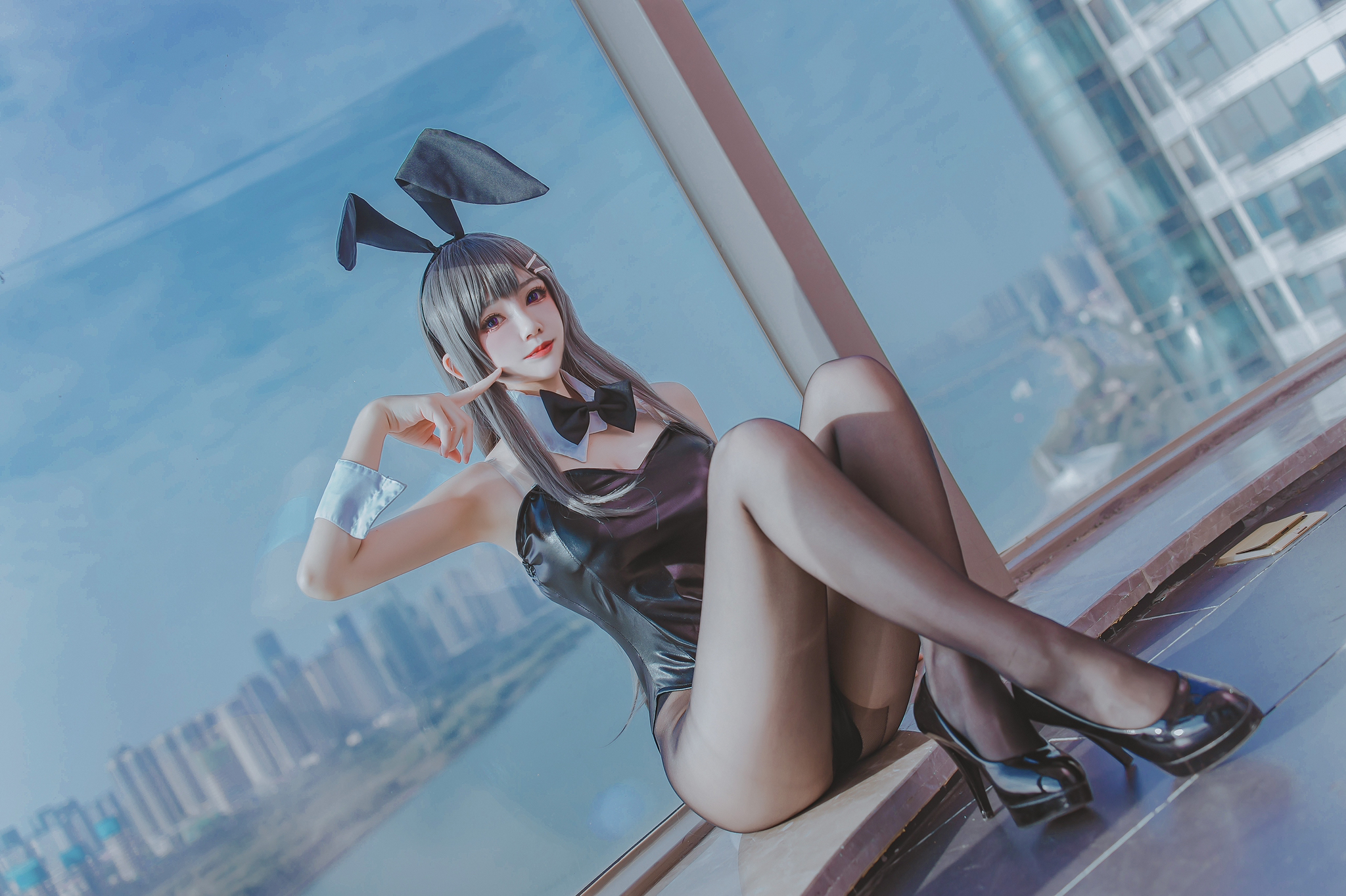 图片[37]-Coser衣衣 NO.064 – 麻衣兔女郎[42P78M]-六色网