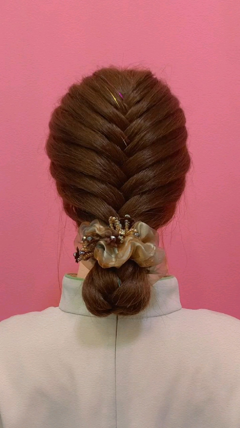 气质温婉的鱼骨辫慢教程