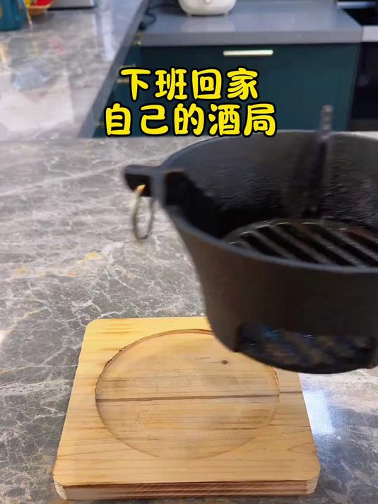 下班回家的小烧烤 天冷来个海鲜汤饭,酱焖踏板鱼,真香啊
