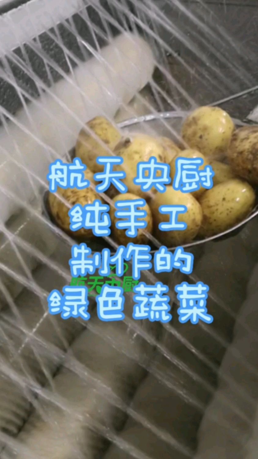 纯手工制作的绿色蔬菜