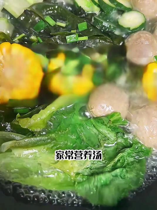 冬瓜玉米牛肉丸子汤,低卡好喝营养足
