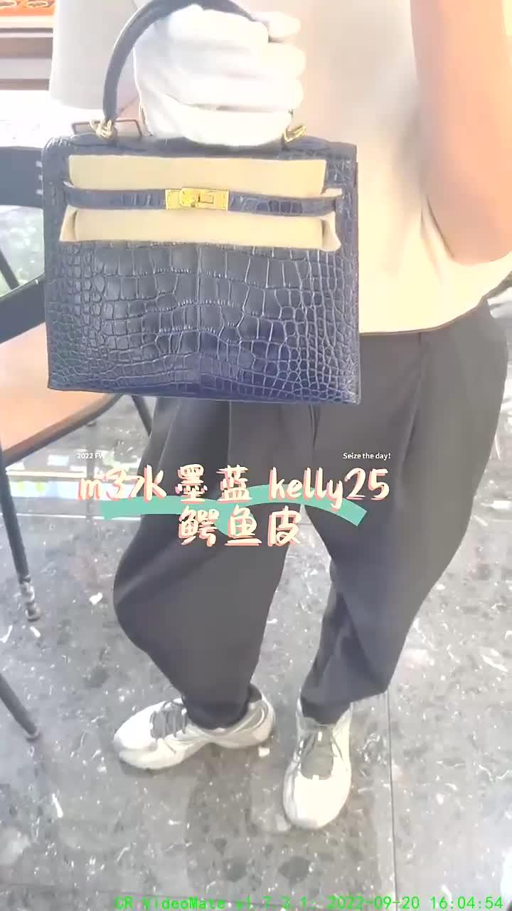 6.hermes鳄鱼皮kelly25m3水墨蓝很推荐今天也有包包哈买包卖包找包包都可以找s