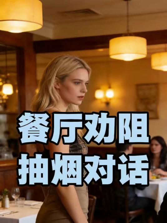 餐厅劝阻抽烟英语对话