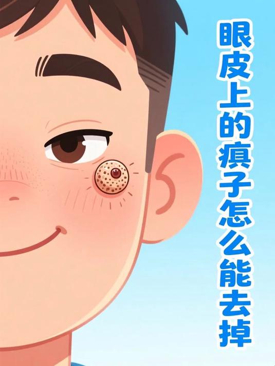 眼皮上的瘊子怎么能去掉