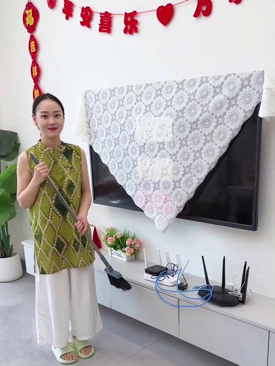 路由器放置架挂墙免打孔！美观大方！