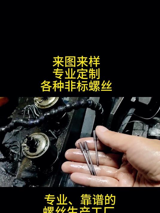 来图来样定制各种非标螺丝工厂