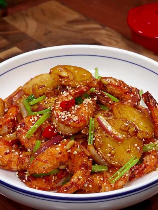 以后想吃干锅香辣虾不要再去外面买了