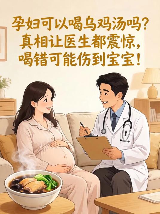 孕妇可以喝乌鸡汤吗?真相让医生都震惊,喝错可能伤到宝宝!