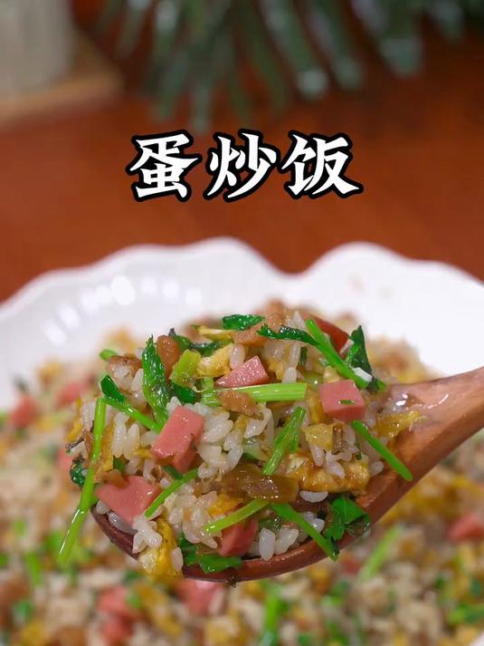 美味可口的家常蛋炒饭