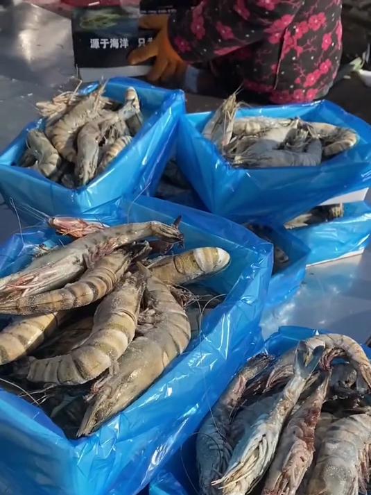 黑虎虾实测！每只独立包装，随吃随取超方便！