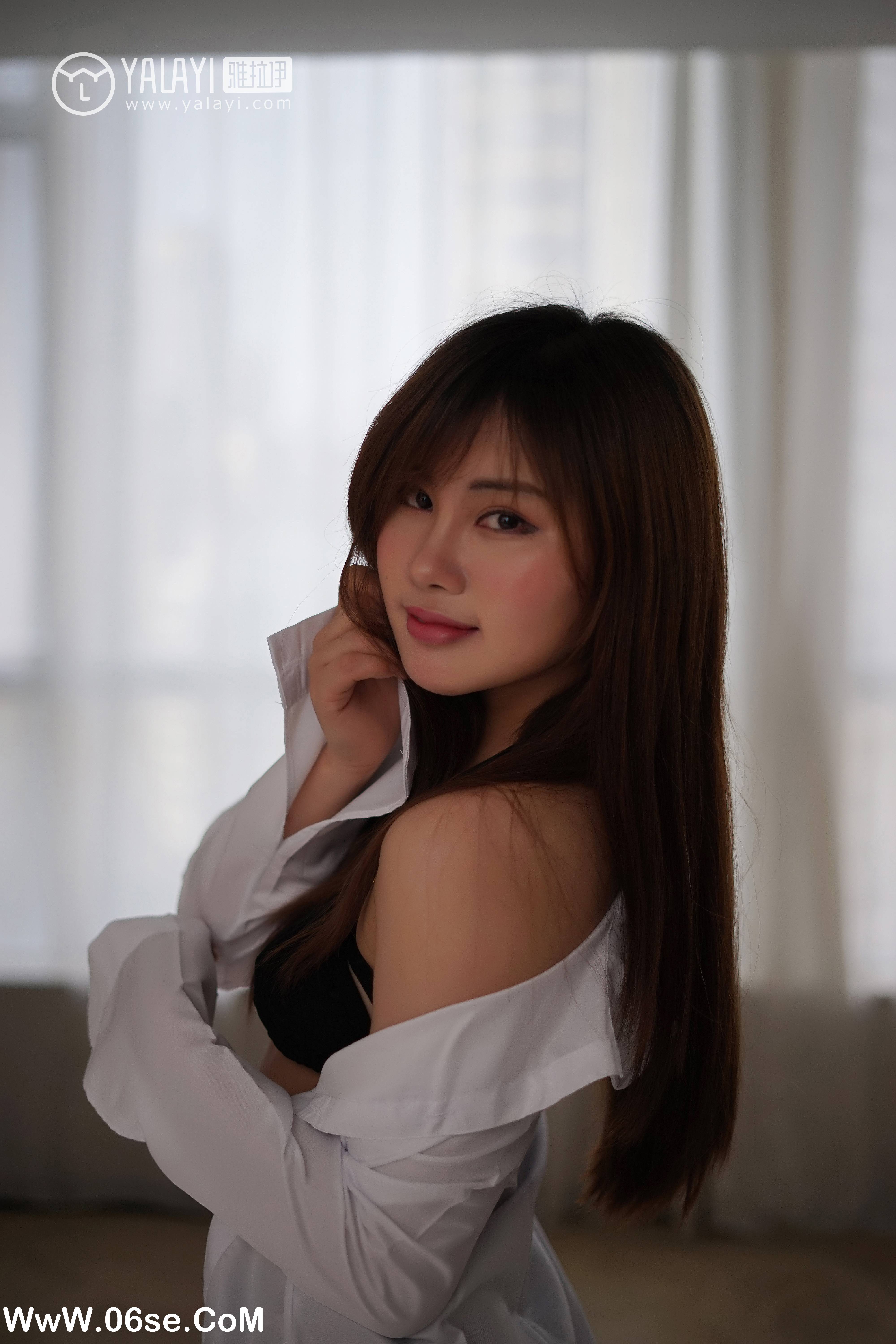 图片[10]-[YALAYI雅拉伊] NO.002 妮妮的黑丝诱惑 艾妮妮-六色网
