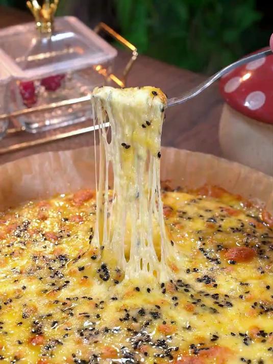 开学孩子的早餐香蕉芝士饼，早起几分钟就能做