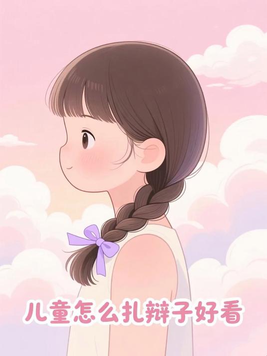 儿童怎么扎辫子好看