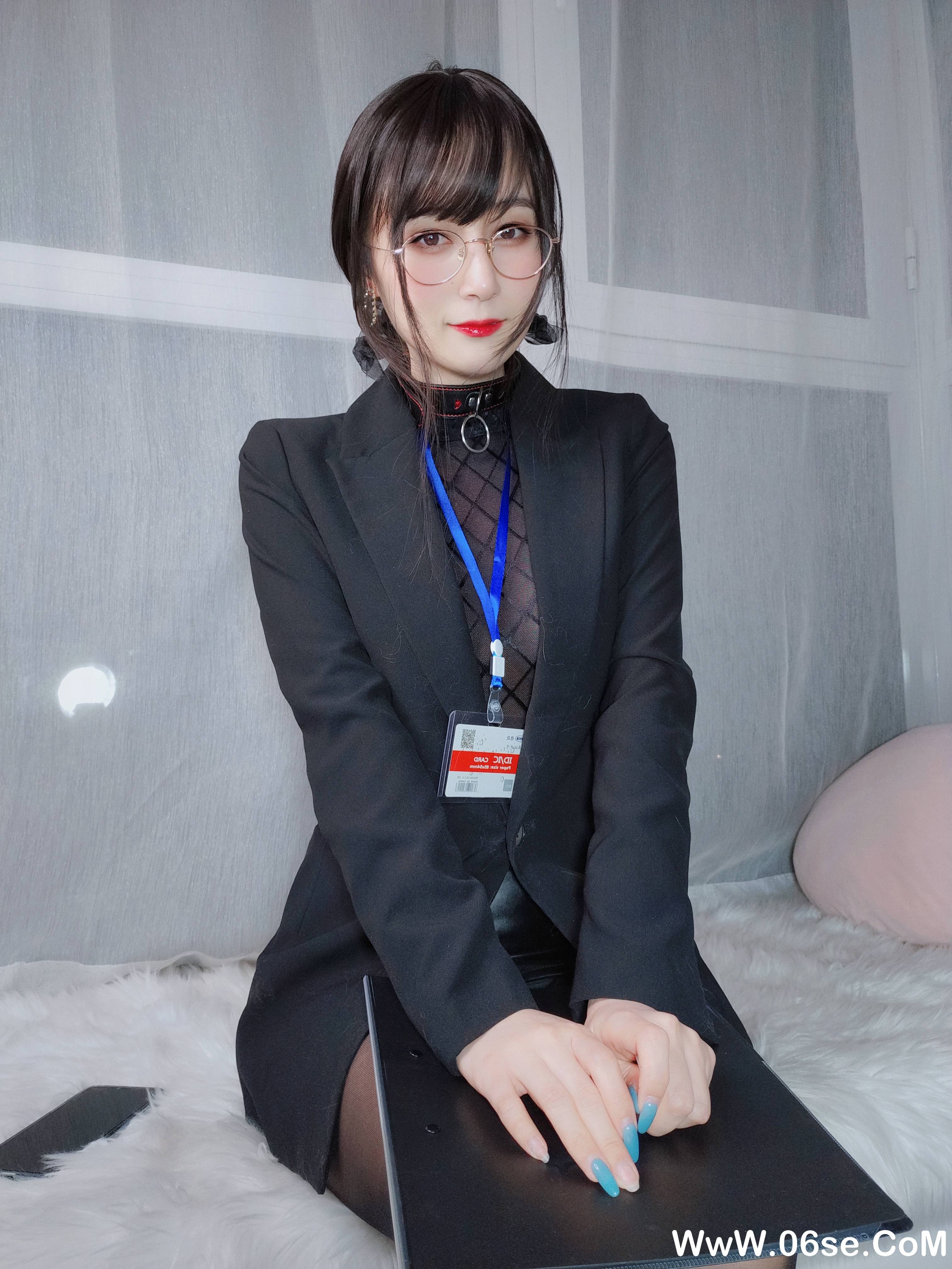 图片[8]-Coser小姐姐白银  NO.088– 黑丝情趣 [144P+8V1.22G]-六色网