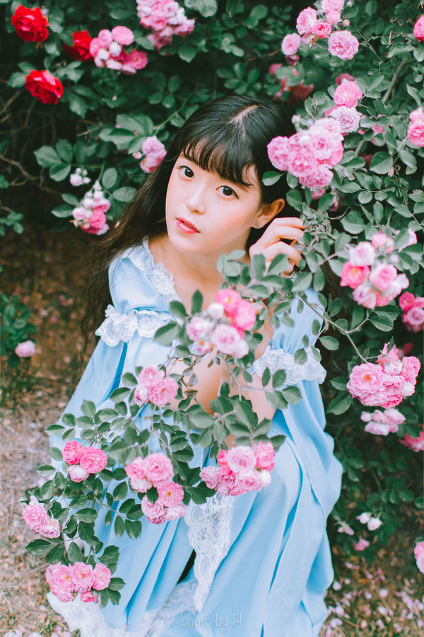 图片[5]-少女和蔷薇-六色网
