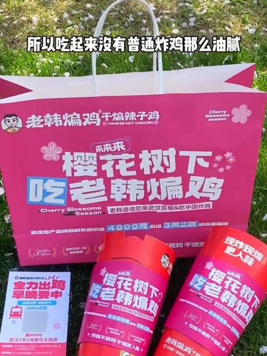 吃炸鸡就可以去武汉看樱花!粉色的浪漫等着你～