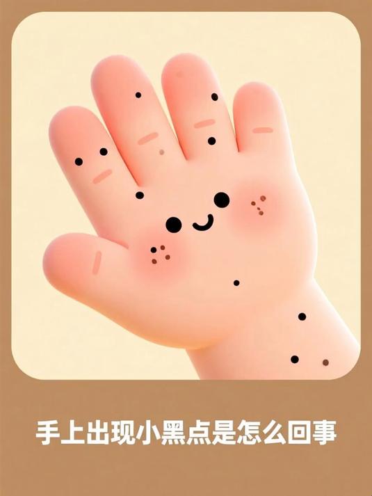 手上出现小黑点是怎么回事 #健康扬帆季#