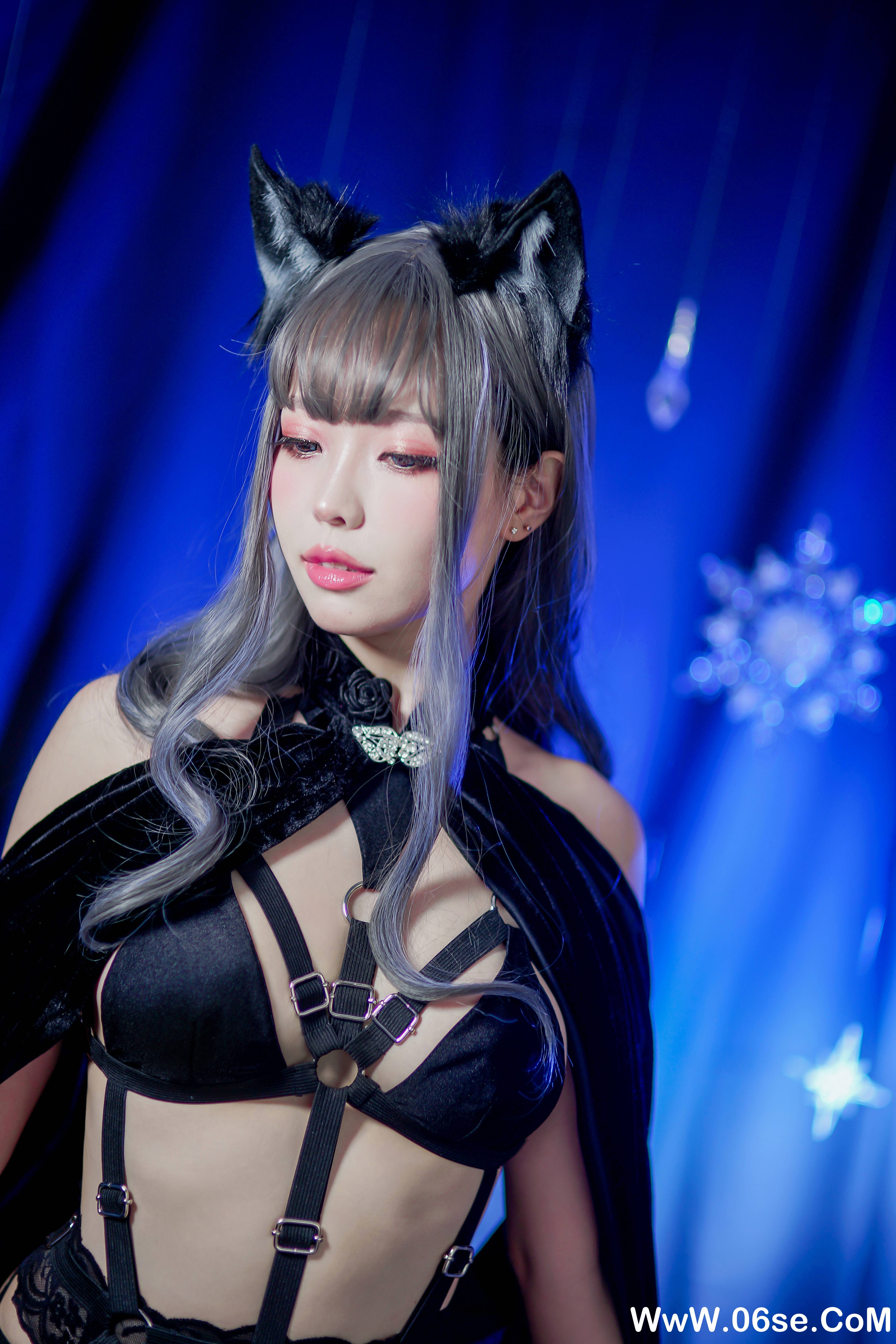图片[3]-Ely_eee(ElyEE子) NO.037 — 灰太狼-黑丝带[24P115M]-六色网