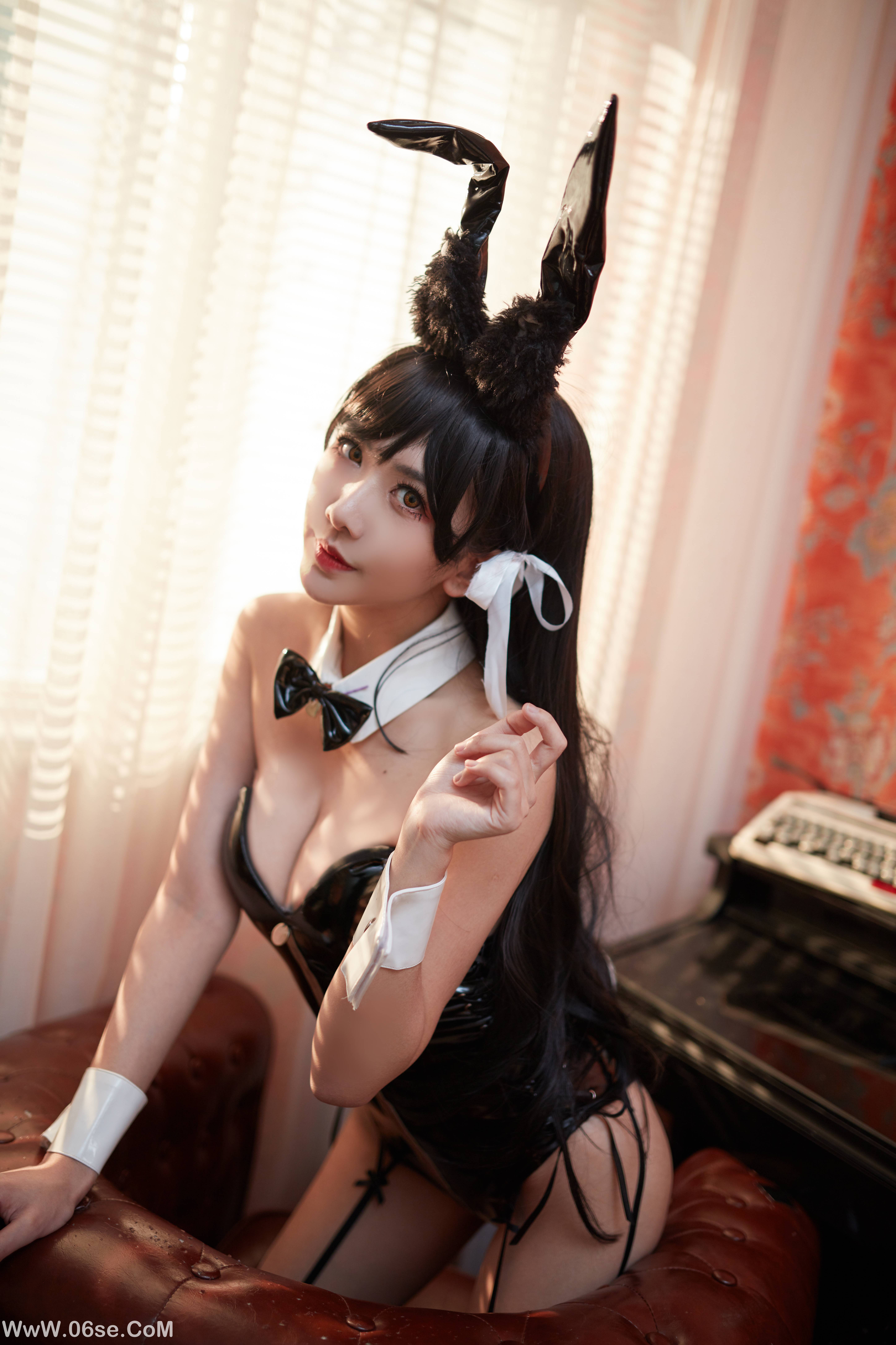 图片[12]-源纱希喵喵喵 NO.009 爱宕兔女郎 [31P735M]-六色网