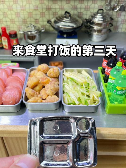 来食堂打饭的第三天