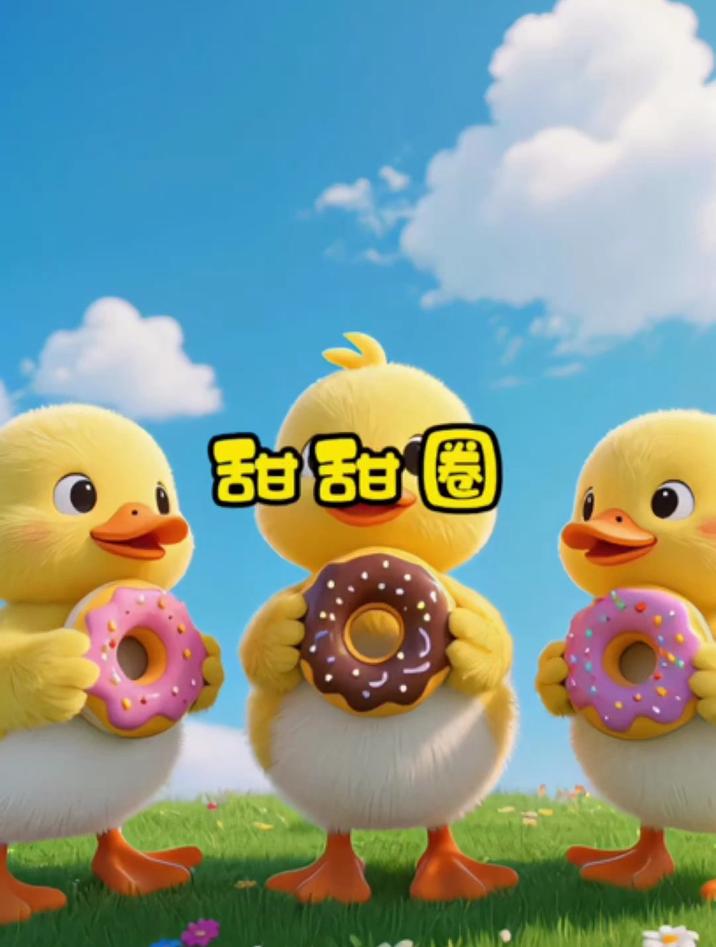 0-9岁早教启蒙儿歌《甜甜圈》