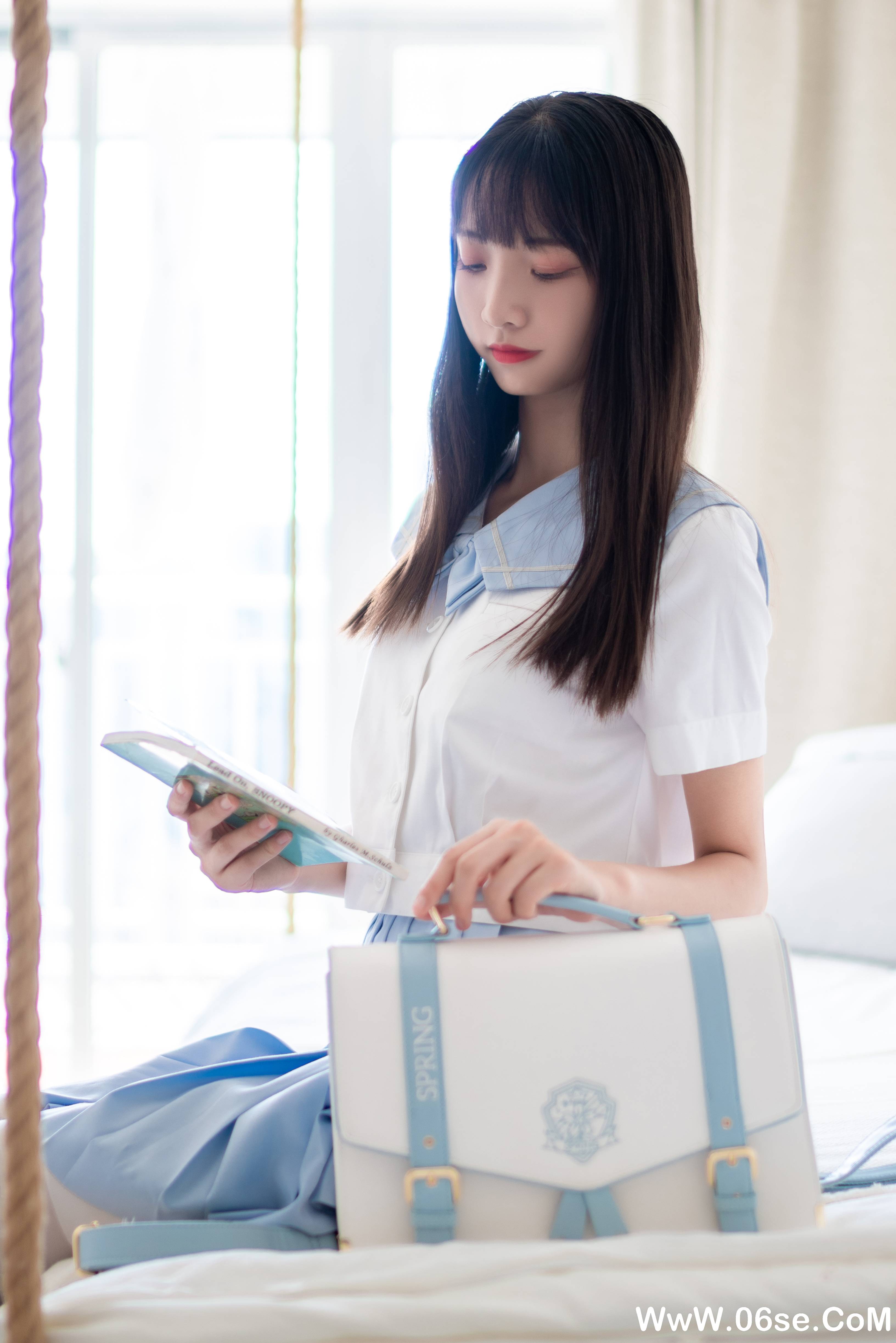 图片[63]-西瓜少女 NO.019 –  JK学生服 [65P401M]-六色网
