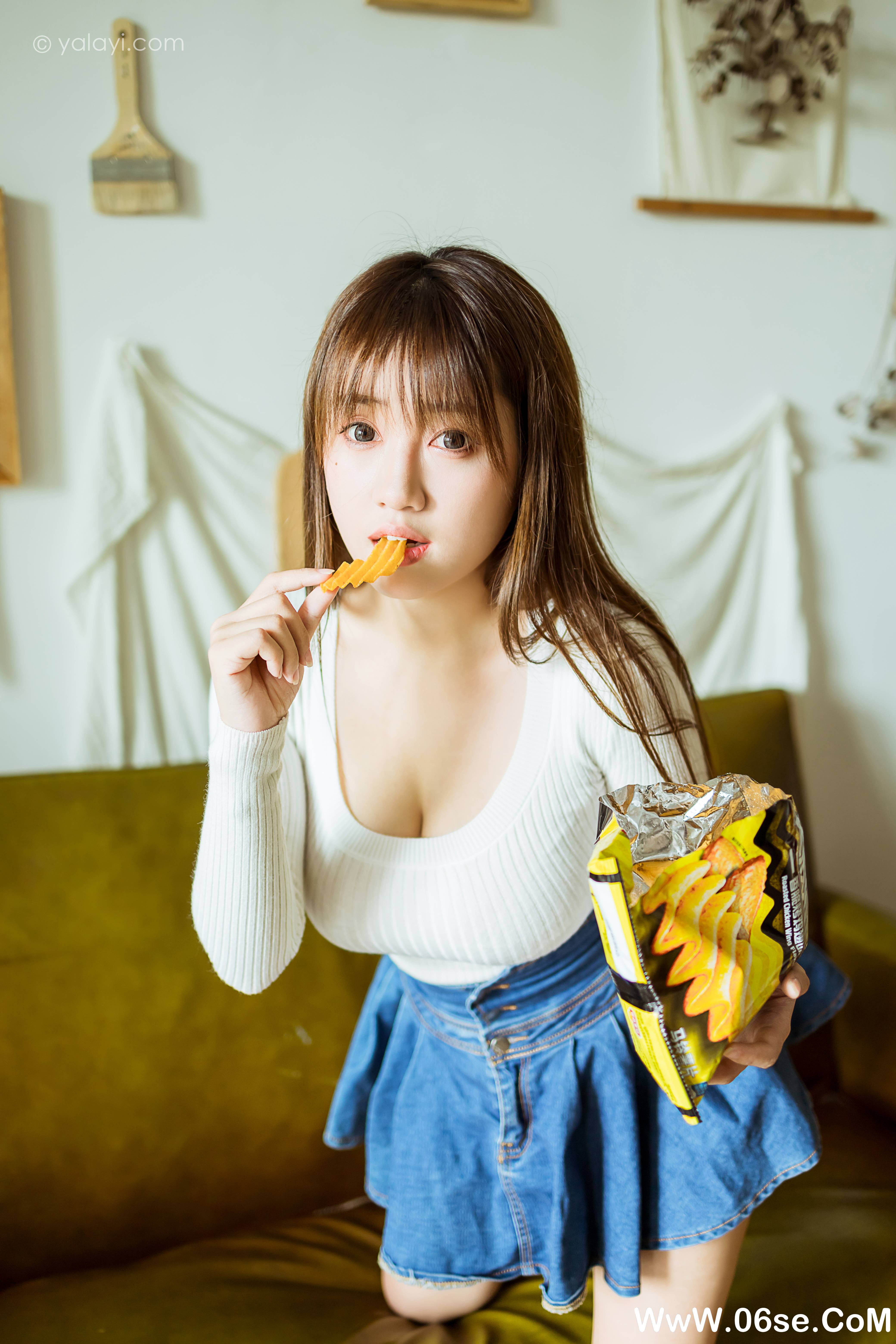 图片[25]-[YALAYI雅拉伊] 2021.05.12 NO.792 虞艺《宅女日常》[43+1P508M]-六色网