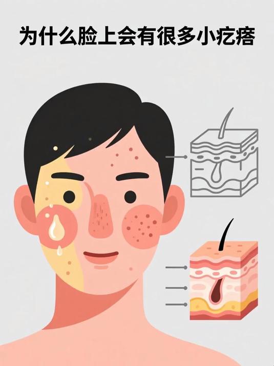 为什么脸上会有很多小疙瘩
