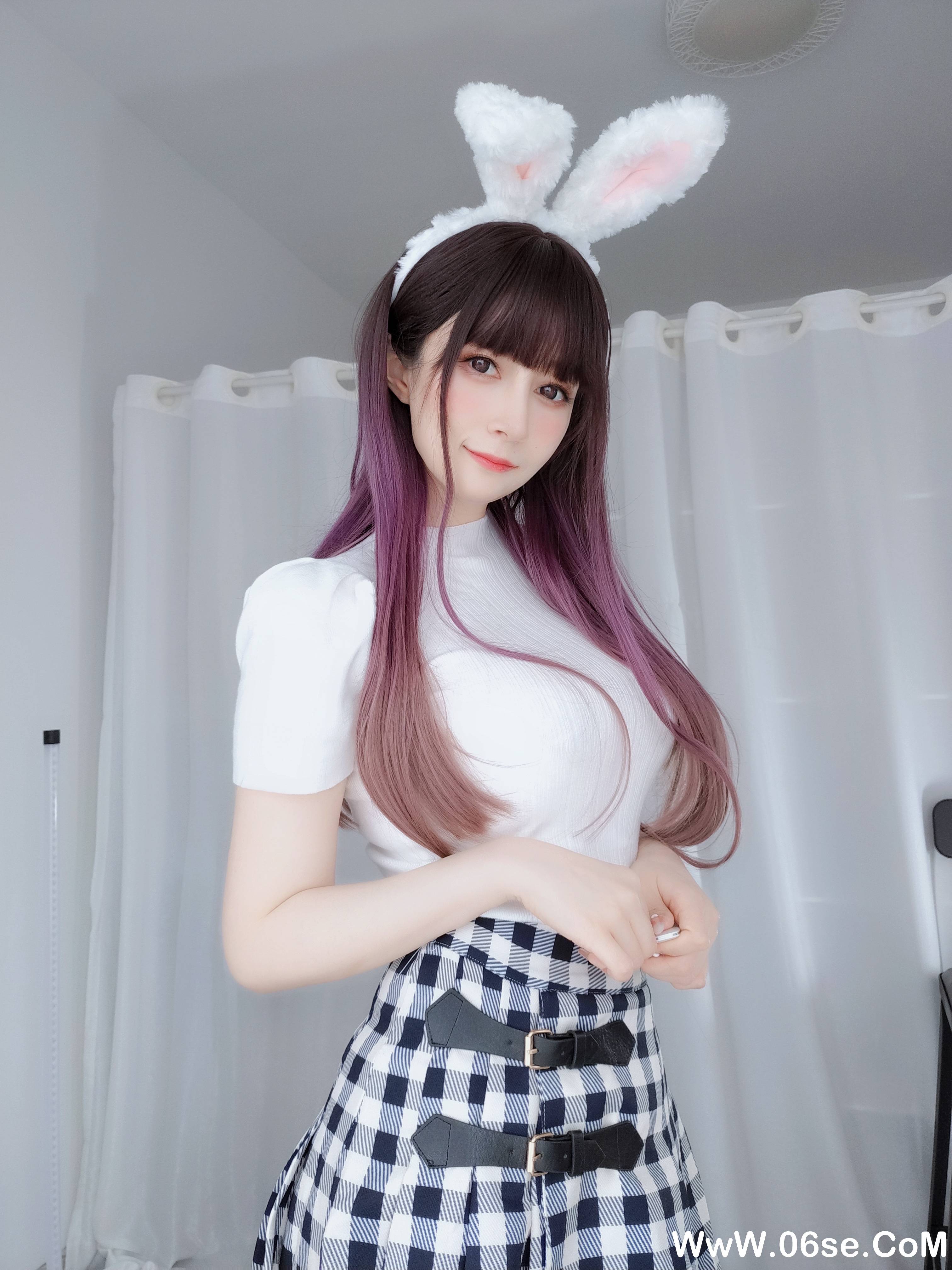图片[13]-Coser小姐姐白银 NO.152 — 白丝兔女郎[168P+7V1.19G]-六色网