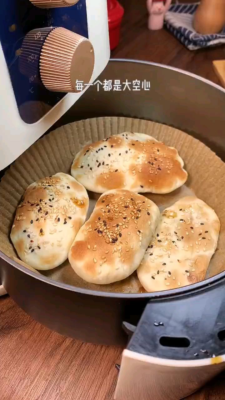 空气炸锅做红糖空心小锅盔