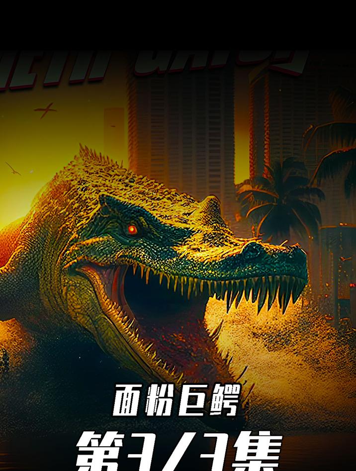 鳄鱼意外吃下一包面粉,变异面粉巨鳄!