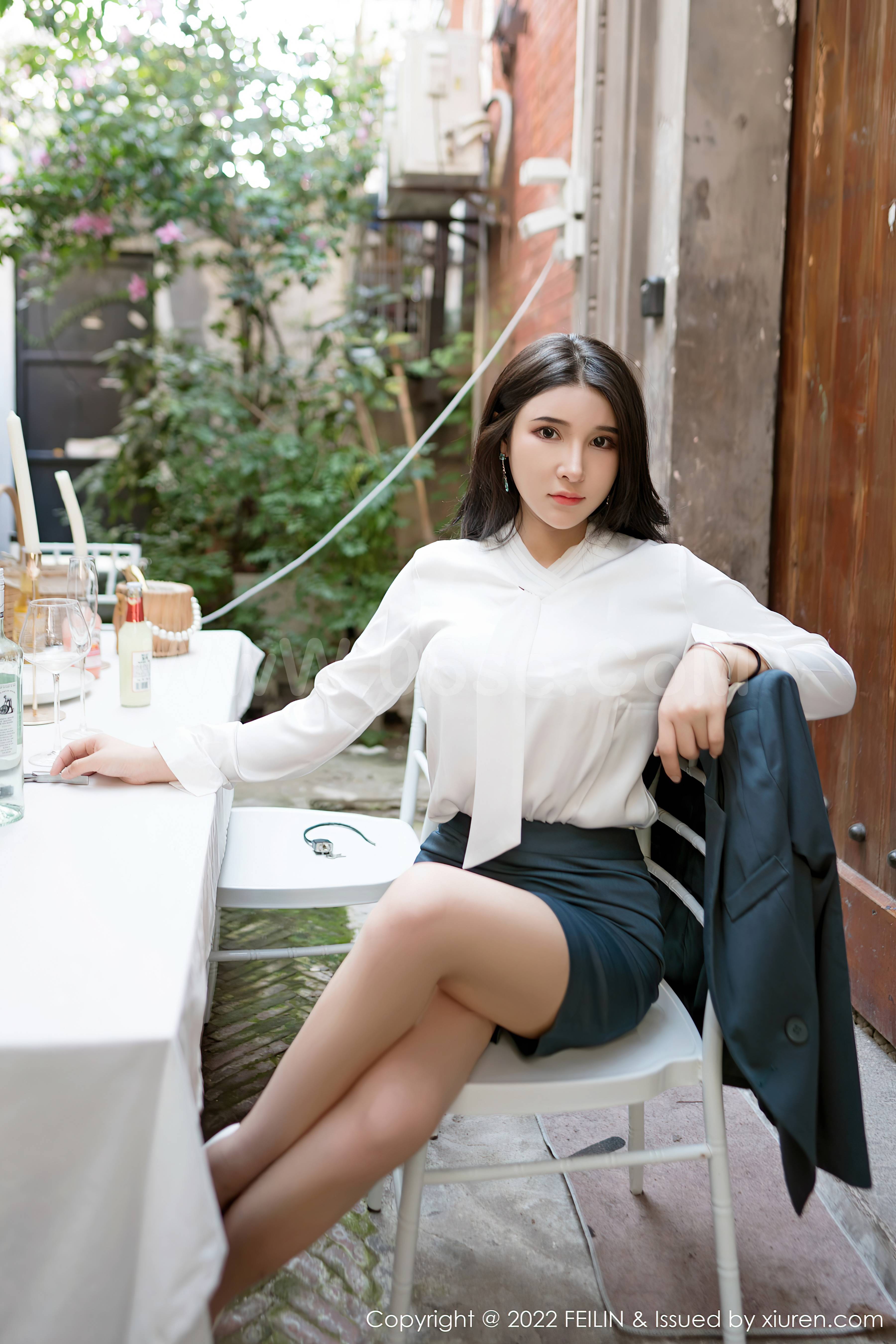 图片[17]-[FEILIN嗲囡囡] 2022.06.15 Vol.448 姝姝不是妹妹[63+1P195M]-六色网
