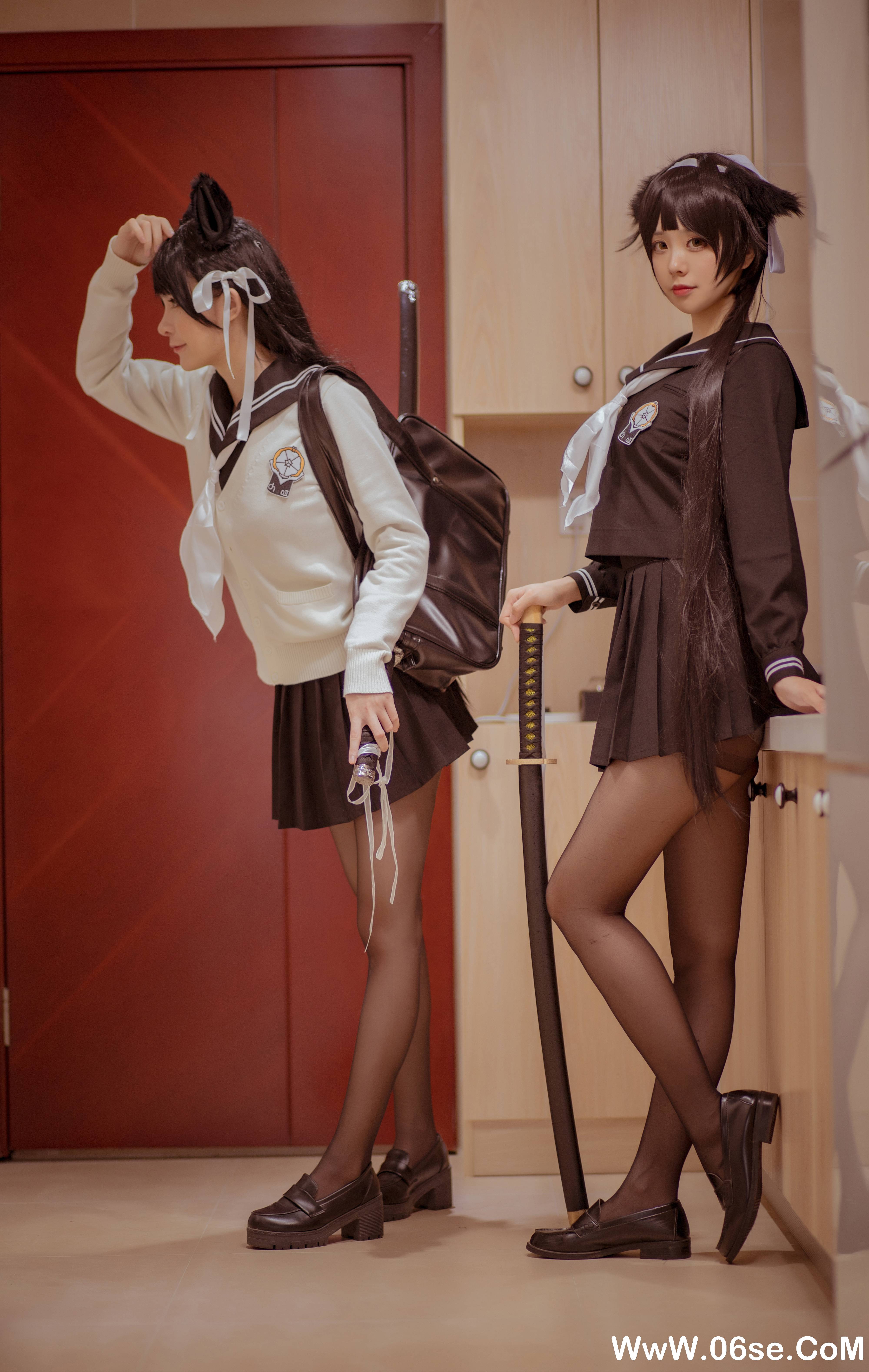 图片[22]-前羽 NO.008 — 小野妹子w 校服 [28P250M]-六色网