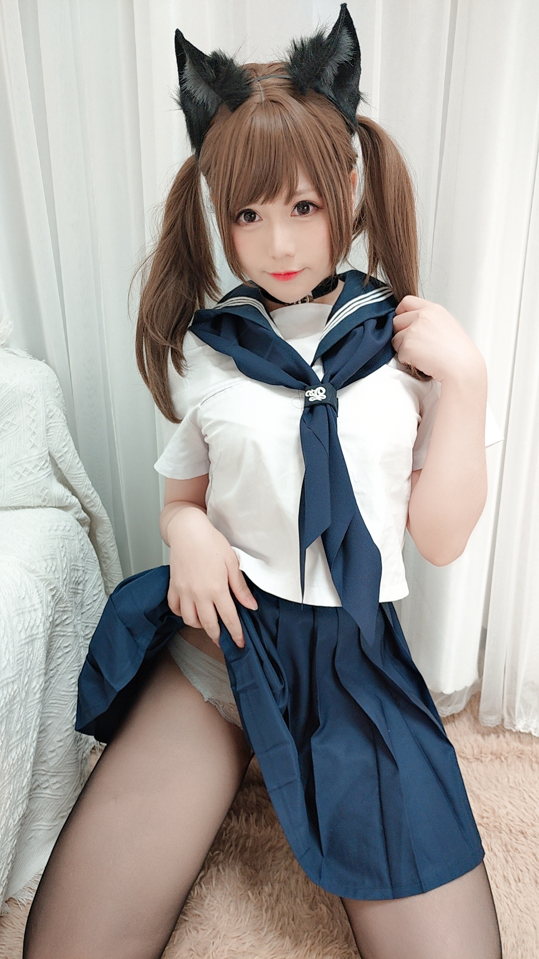 图片[3]-Nyako喵子 NO.025 – 水手服[26P38M]-六色网
