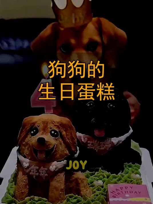 狗狗的生日蛋糕！