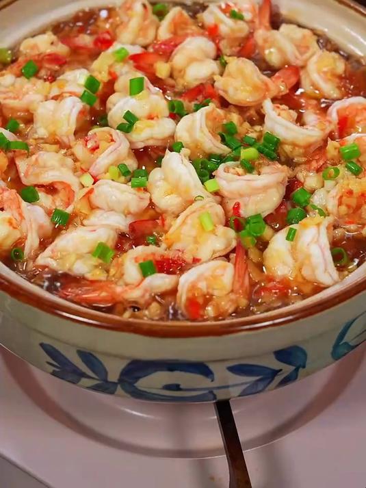 蒜蓉粉丝虾我家孩子每周都要点名吃几次