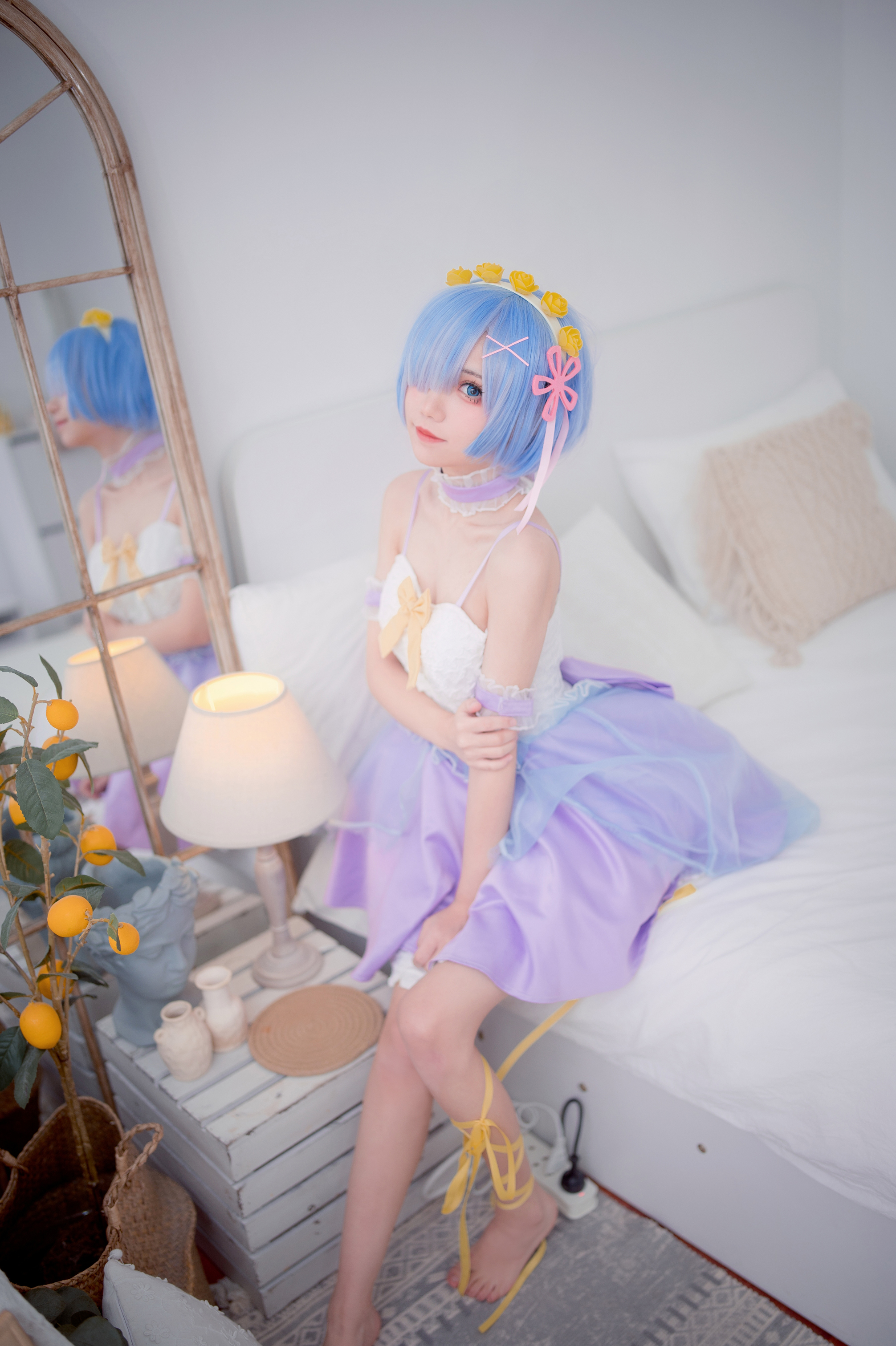 图片[5]-花柒hana NO.007 — 蕾姆CLEAR DRESS [15P34M]-六色网