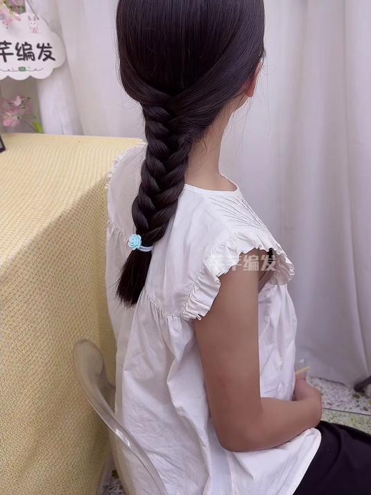 鱼骨辫讲解编发教程