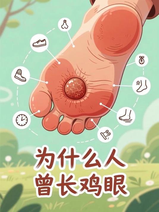 为什么人会长鸡眼 #健康扬帆季#