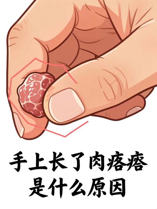 手上长了肉疙瘩是什么原因