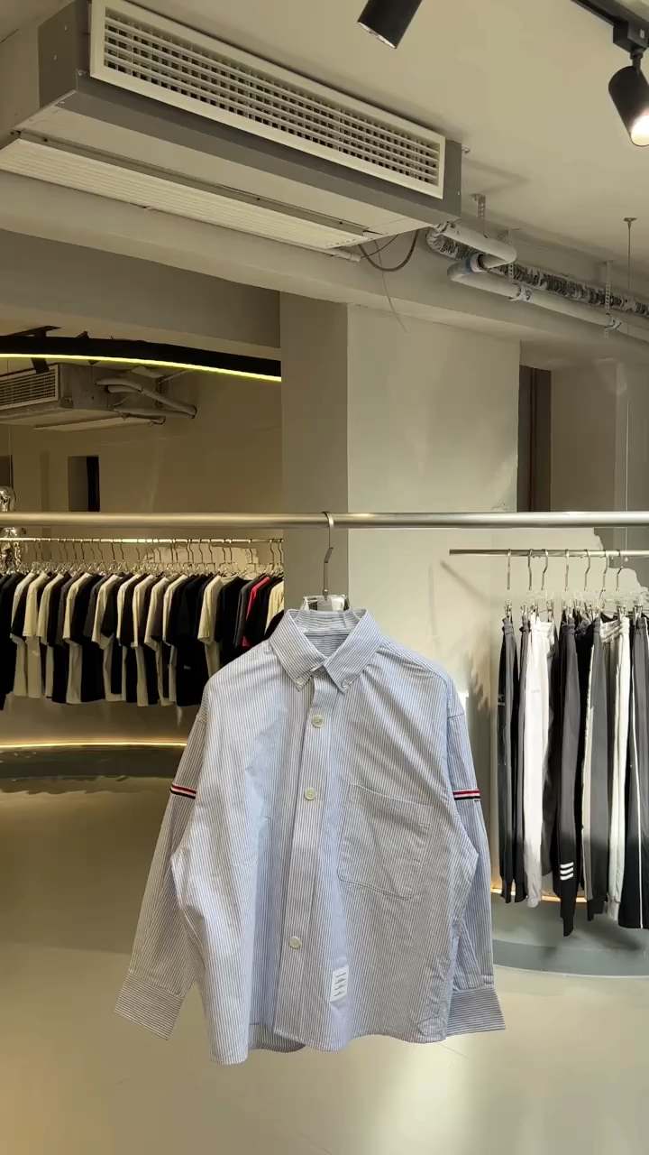 汤姆布朗TB新款衬衫,条纹设计百搭时尚